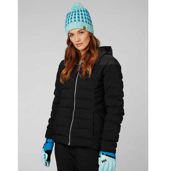 Helly Hansen Jackets & Blazers - Helly Hansen "Imperial Puffy" Black Gray Ski Snow Winter Puffer Jacket Coat XS